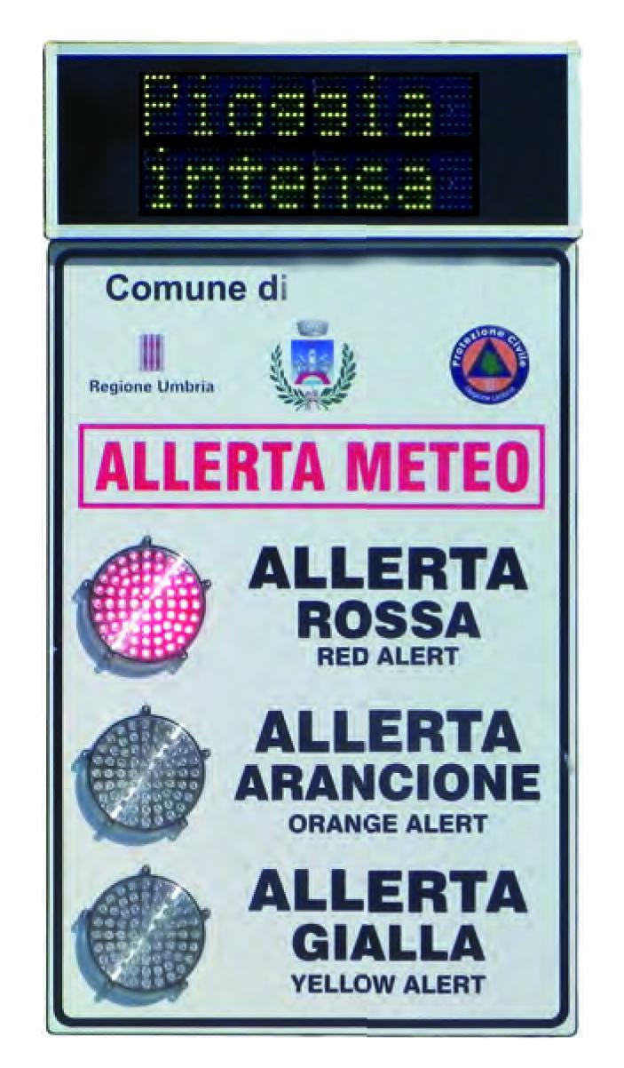 Allerta Meteo, SEGNALETICA STRADALE ECOTRAFFIC