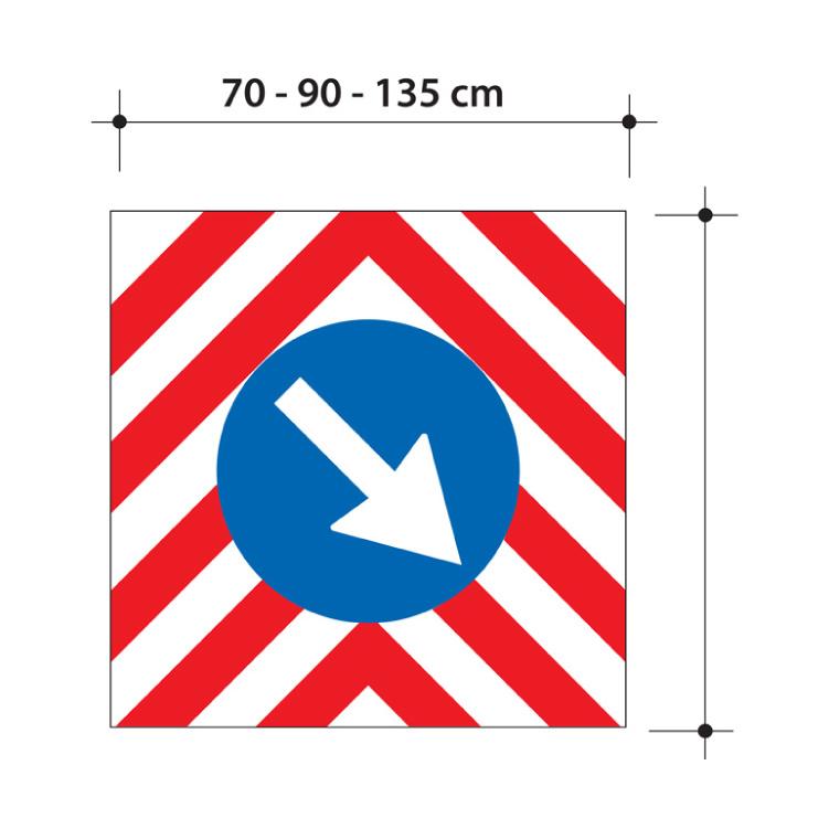 Passaggio obbligatorio per veicoli operativi, SEGNALETICA STRADALE